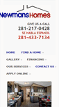 Mobile Screenshot of newmanshomes.com
